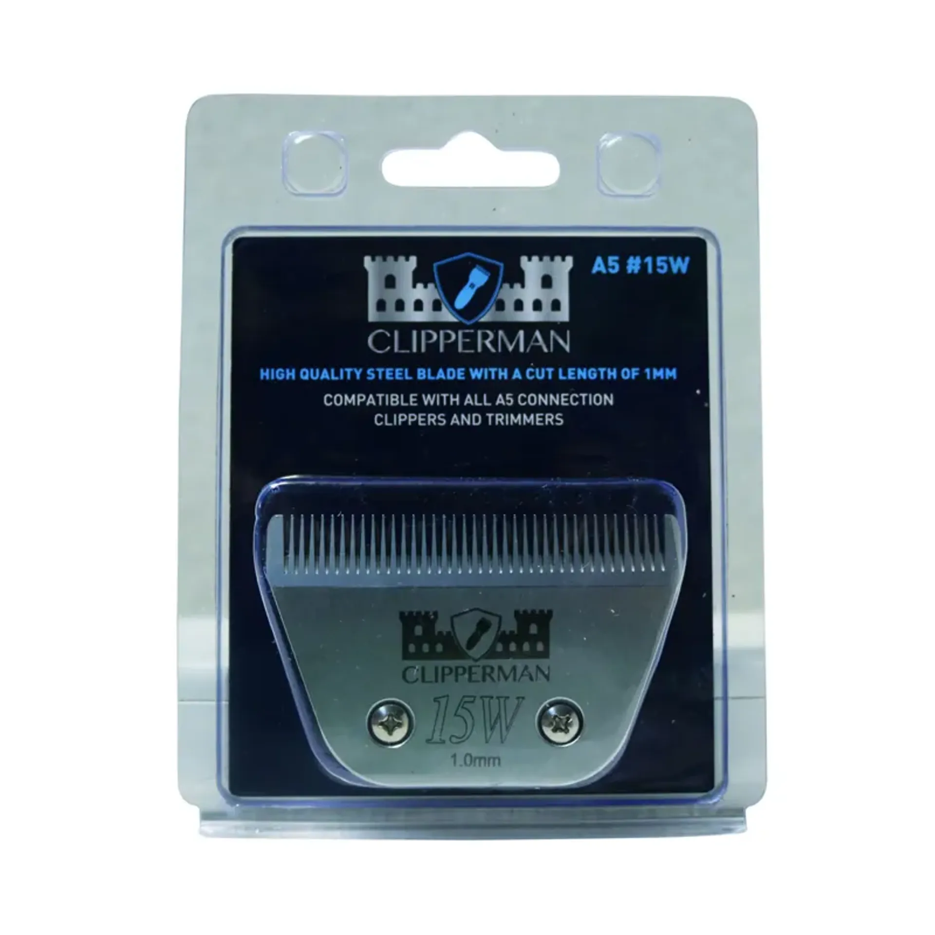 Clipperman A5 #15W High Quality Steel Wide Blade